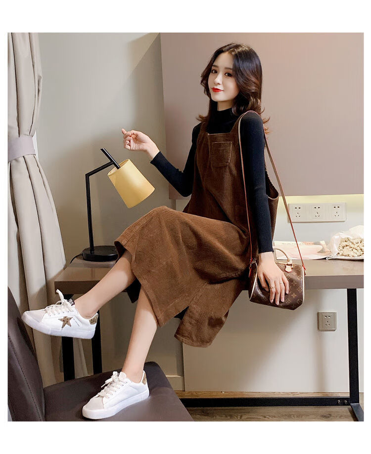 咖啡色 背带裙 2xl 130-140【图片 价格 品牌 报价】-京东