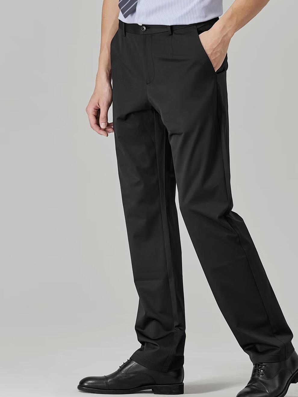 金利来男士手感柔软舒适光泽亮丽时尚易搭休闲裤长裤 95-藏蓝 36