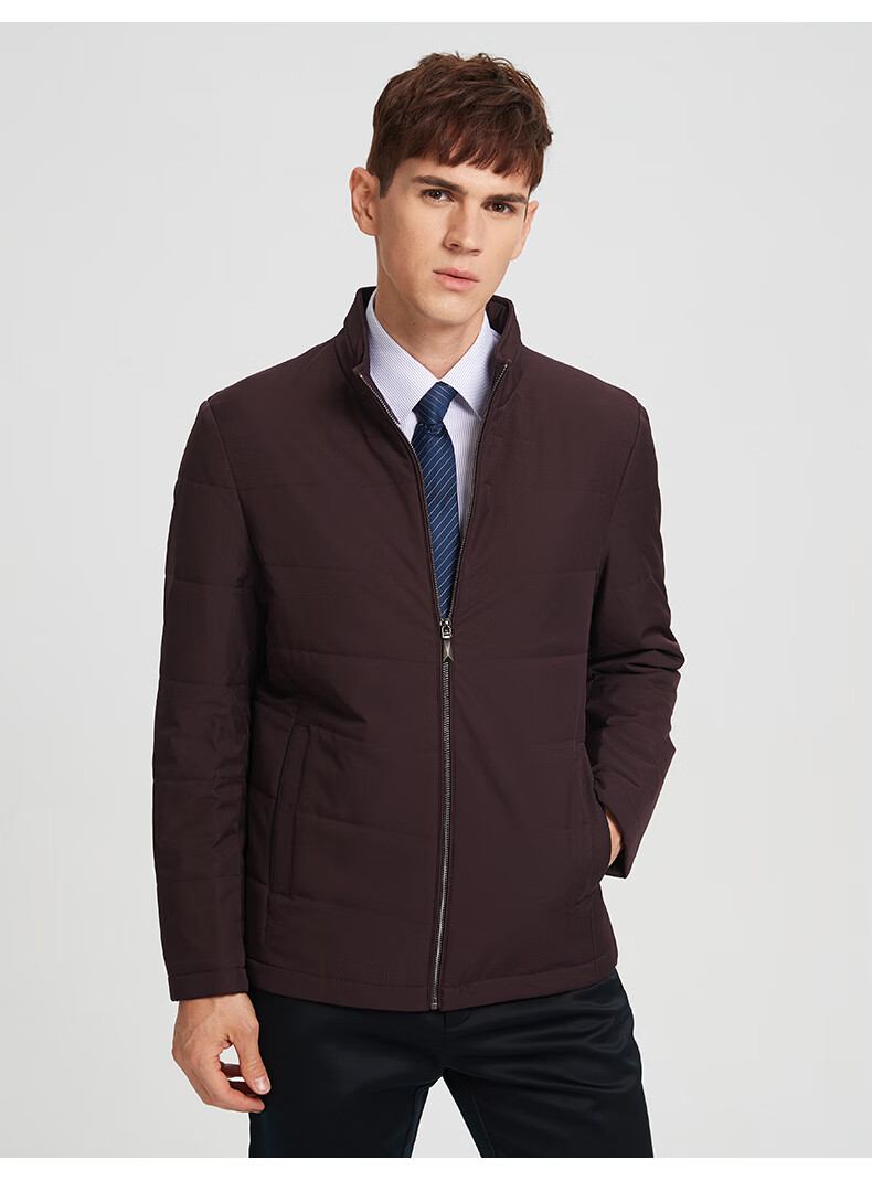 商场同款梦特娇官方直发男装秋冬新品立领棉袄外套时尚休闲棉袄百搭r2