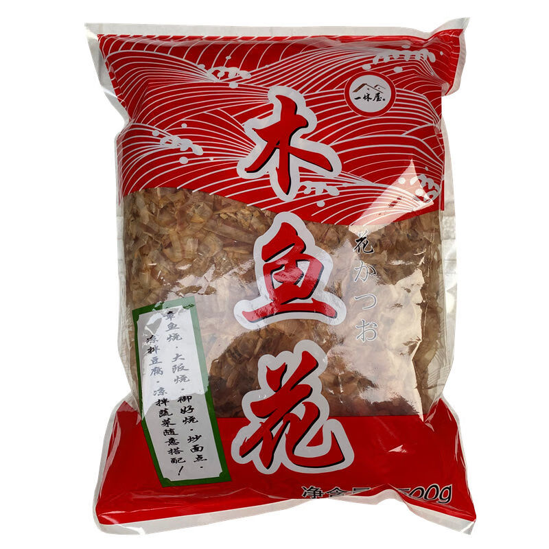 fghgf料理壽司商用木魚花柴魚片500g4包鰹魚片花章魚小丸子食材料