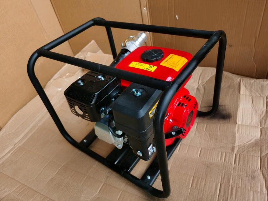 2寸汽油抽沙机户外探矿家用抽沙抽於抽水机声音小吸程8米杨程60红黑色