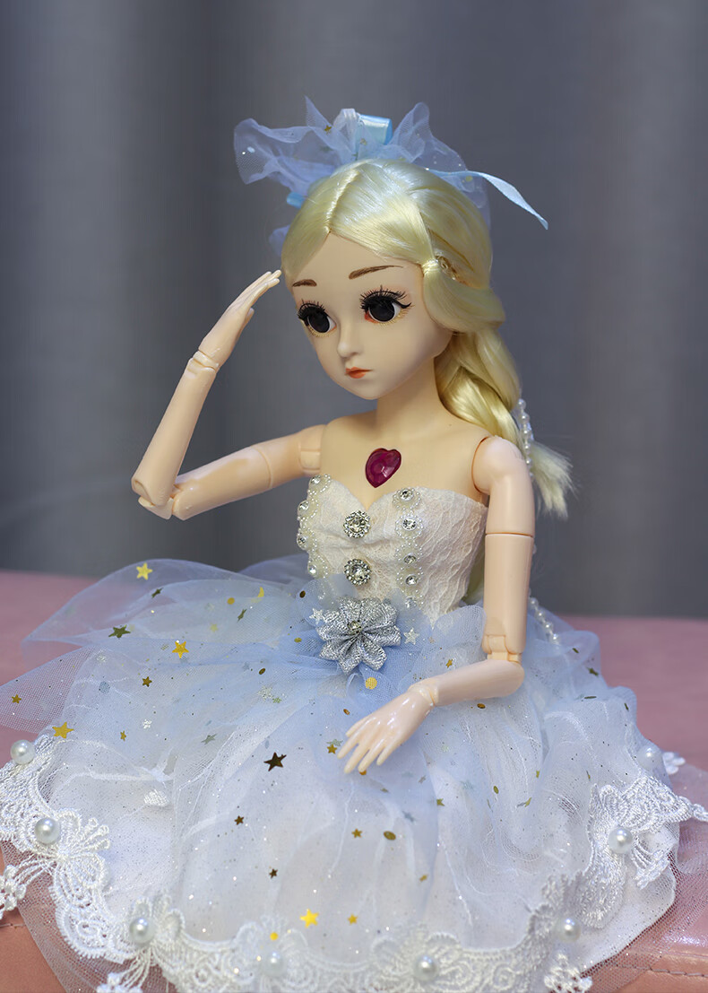 贝翎芭比洋娃娃女孩公主套装大号玩具仿真精致单个礼盒2020新款