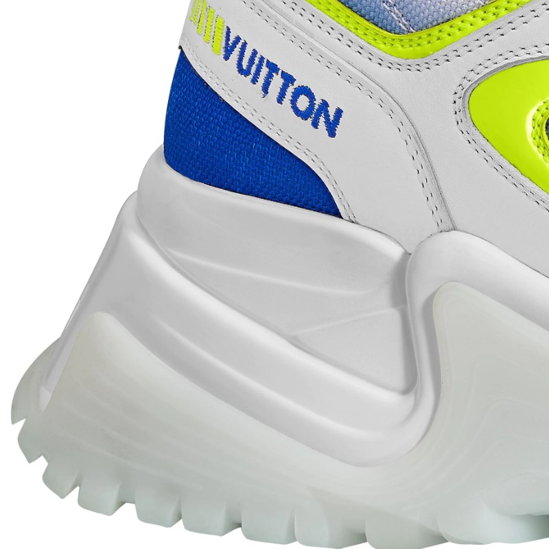 louisvuitton路易威登男鞋vuitton标识醒目色波纹外底时尚休闲运动鞋