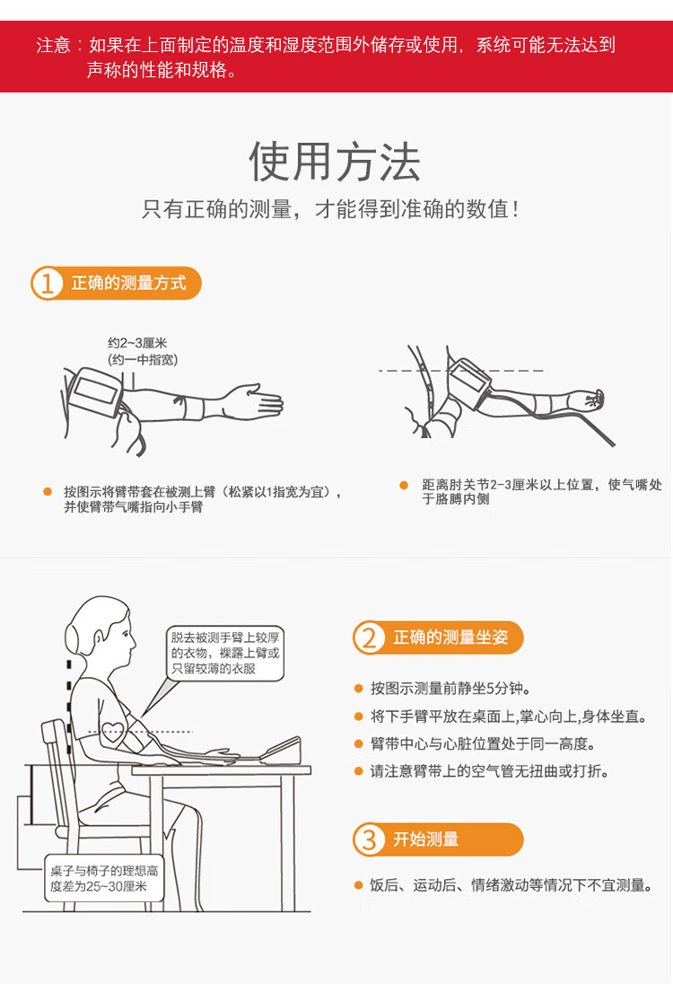 量血压手臂位置示意图图片