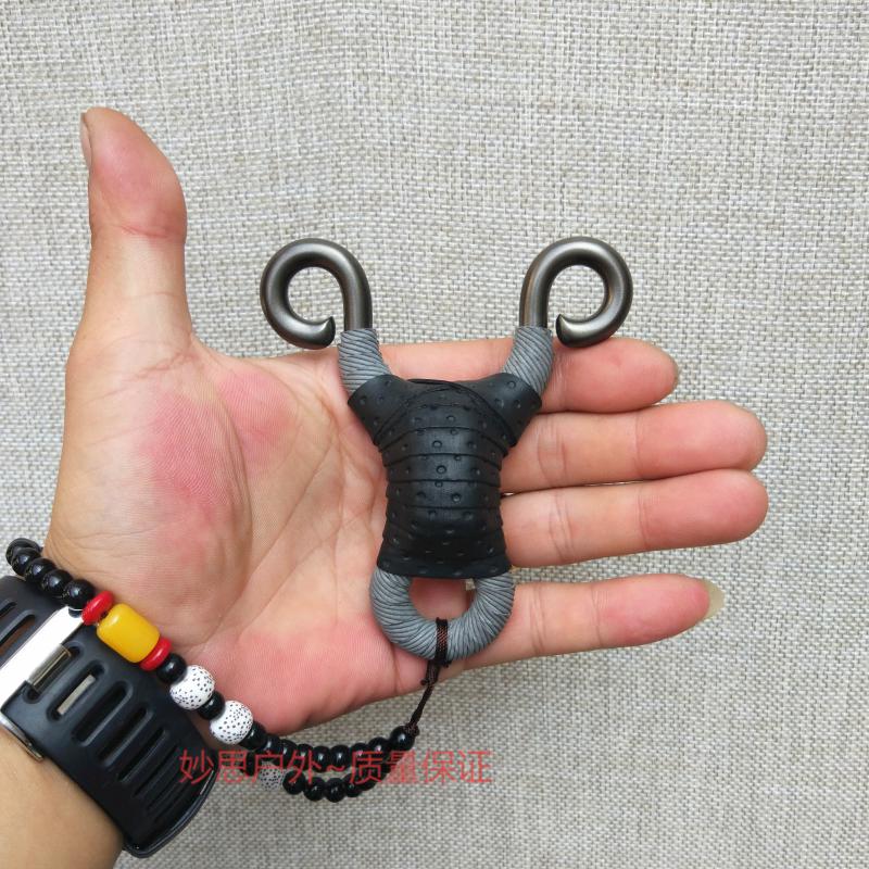 传统冷弯不锈钢抛丸极化石洗掌中宝扁皮圆两用弹弓高端强力高精准弹弓