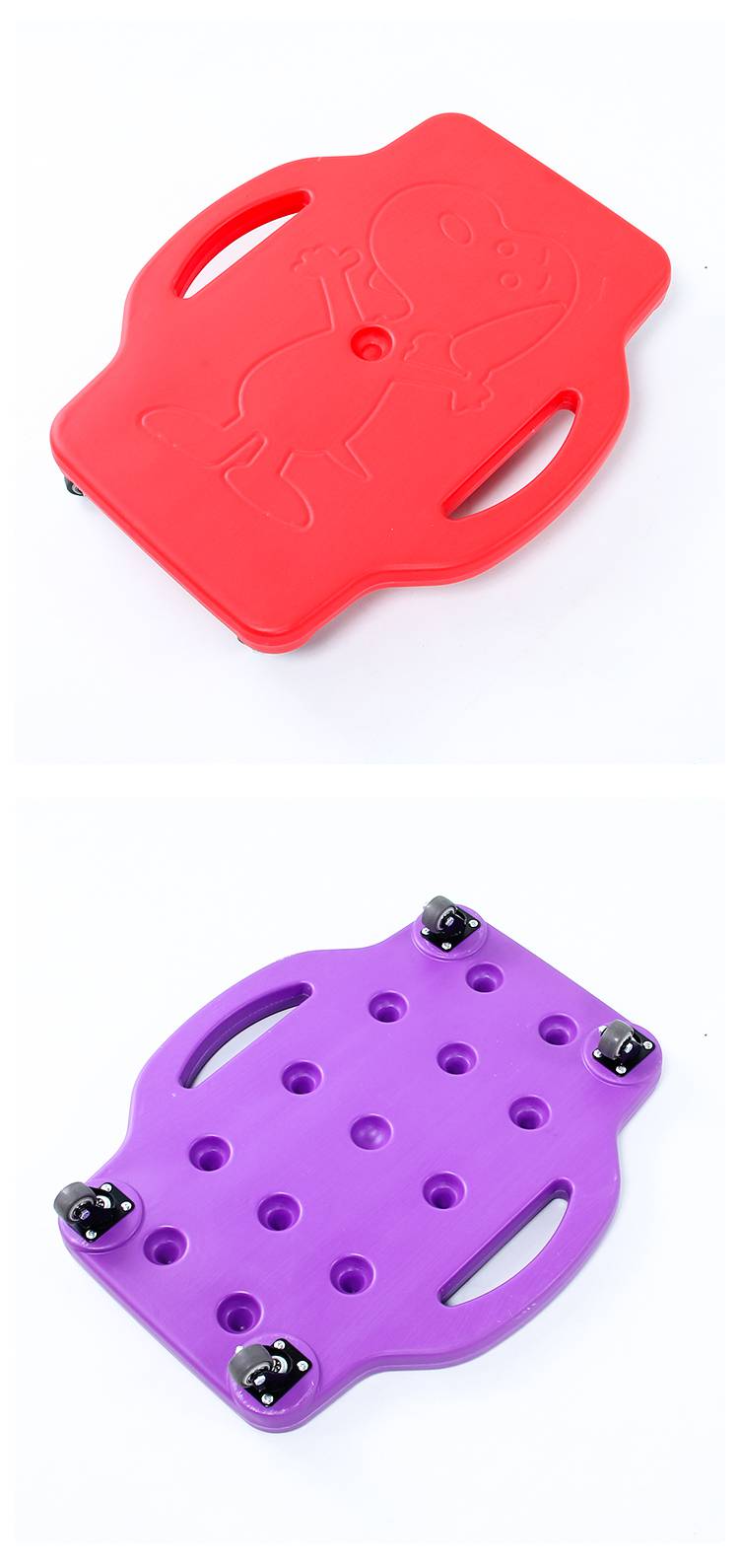 感统四轮平衡滑板车训练器材滑板车儿童四轮前庭平衡板小滑板爬家用