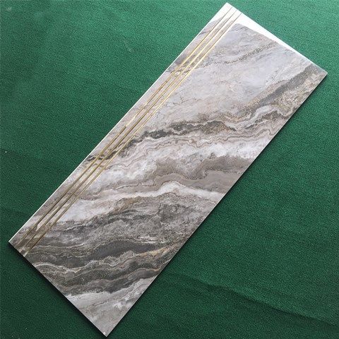 1米2通体瓷砖镀金银楼梯踏步弧边带釉防滑瓷砖台阶砖地砖 镀金圆弧边