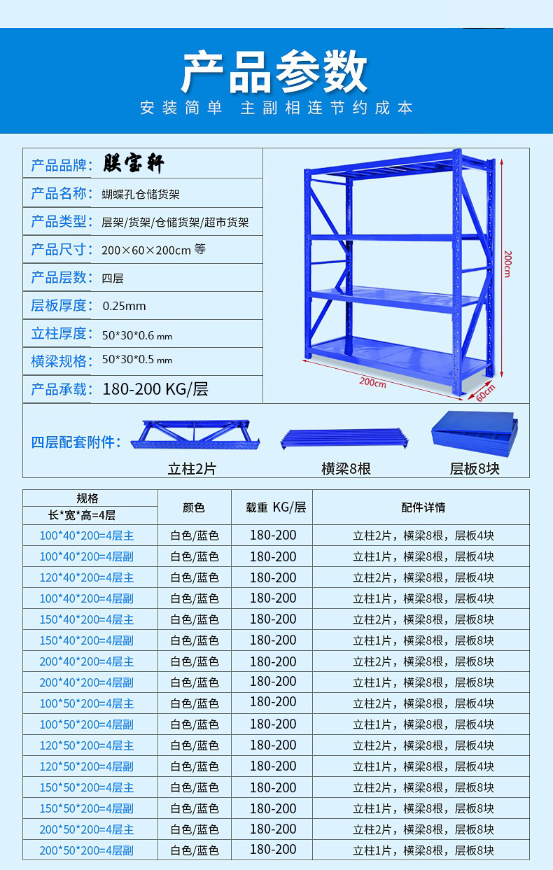 轻型仓库货架多少钱图片