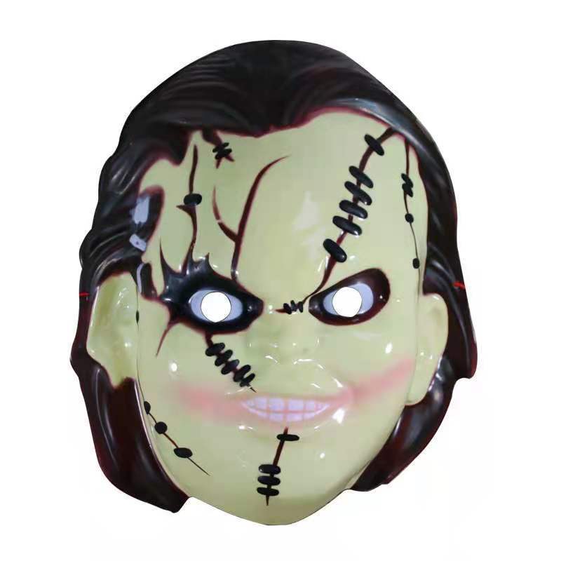 【迎新必备】圣节小丑全脸半脸吓人恐怖面具男女半脸霸气恐怖逼真网红