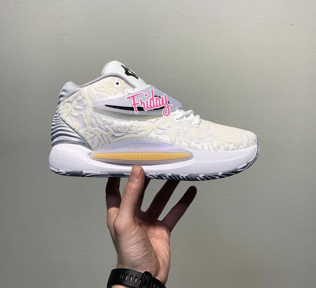 死神杜兰特14代kd14ep凯文杜兰特14代运动实战篮球鞋黑白40