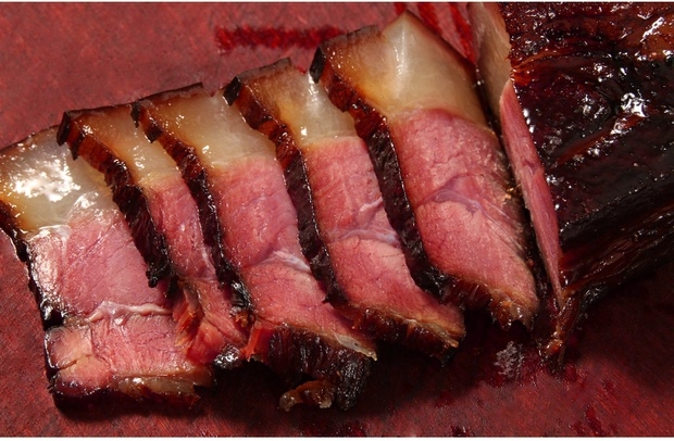 辉导 咸肉特产下酒菜 500g 恩施柴火烟熏前腿腊肉腊味咸肉腌制肉四川