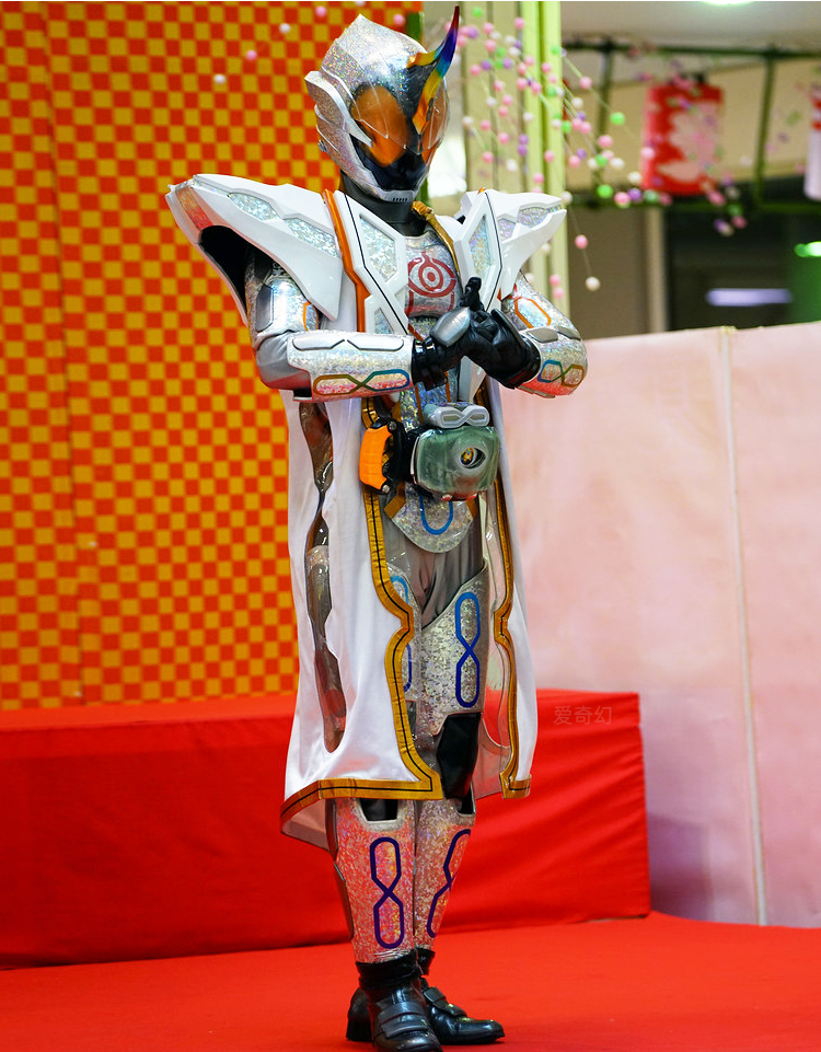 我魂假面的骑士ghost皮套可穿戴头盔摆件盔甲手工eva模型cos道具 魂