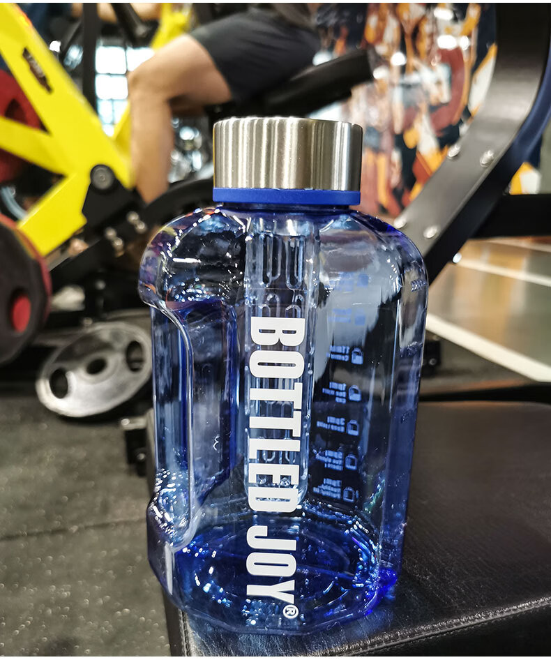 bottled joy水壶肯豆同款抖音健身运动超大容量水杯 加仑户外便携水桶