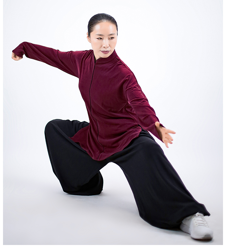 【旗舰自营】马蕾太极服新款春秋女士定制款太极服多色休闲服亲肤棉直