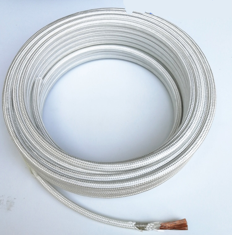 500度高温线云母编织防火耐高温导线电磁加热25平方耐热高温电线定制