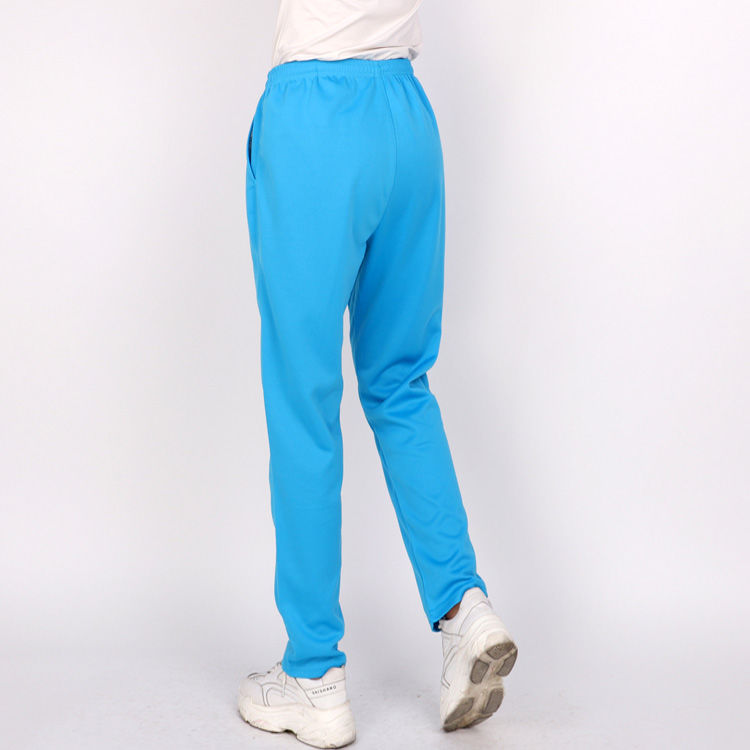 纯蓝色校服裤男女小学生运动裤夏季初高中浅蓝色校服裤子直筒宽松 纯
