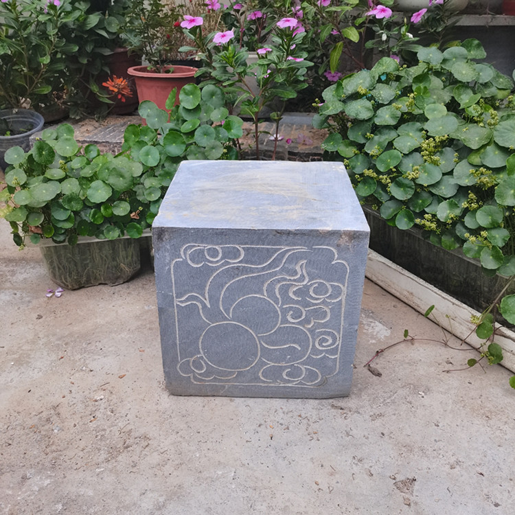 石雕方形石柱墩柱墩石 柱基石 柱顶石 空心柱包皮 柱子雕花石底座