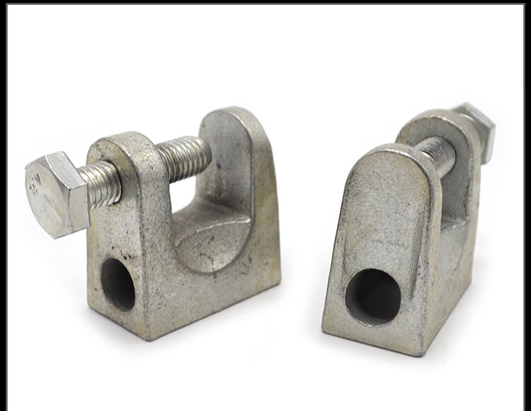 铸铁老虎卡老虎牙铸钢老虎夹方形虎口夹型夹子钢管卡 开口35mm(5颗)个