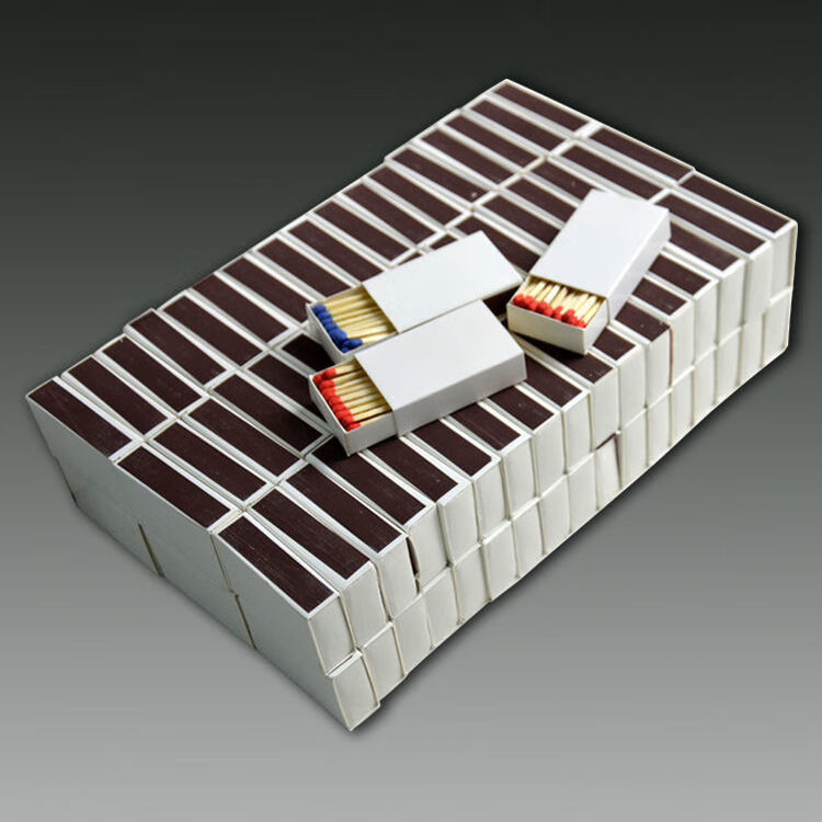 个性空白火柴白空白涂鸦diy老式洋火创意烟具火柴纯白50盒