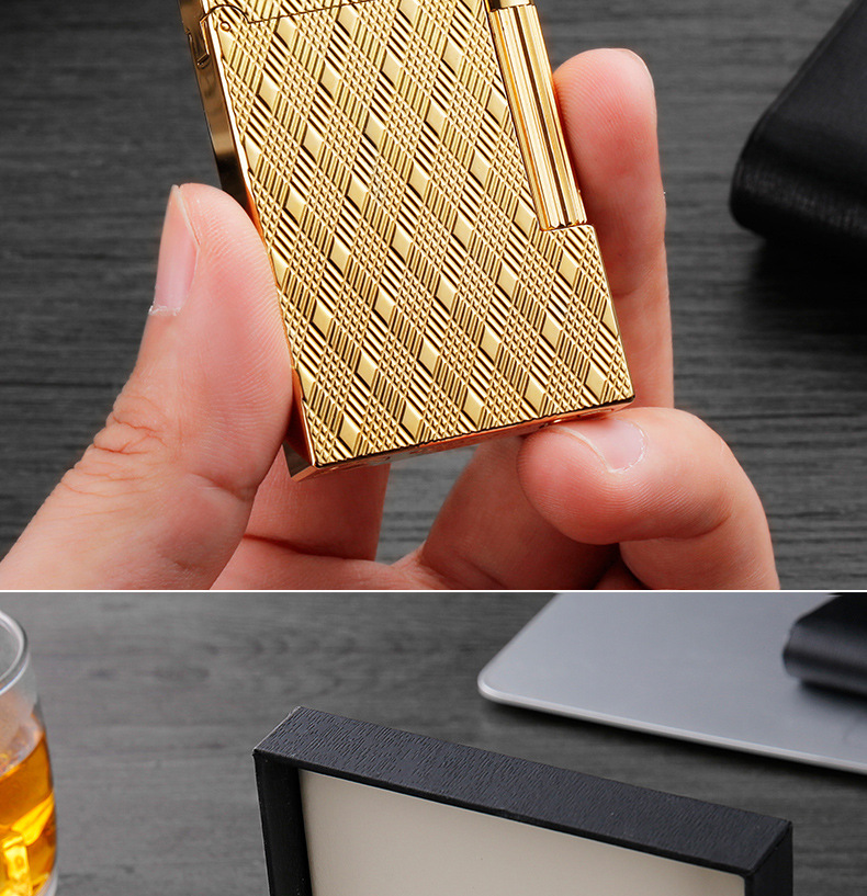 首领商务朗声充气打火机送男朋友生日礼物老式清脆钢音创意个性送男友