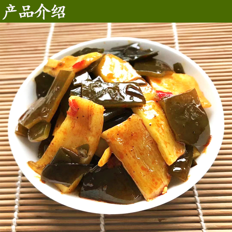 荆香山珍海味9斤香辣海带竹笋片即食散装下饭菜咸菜整箱腌菜酱菜
