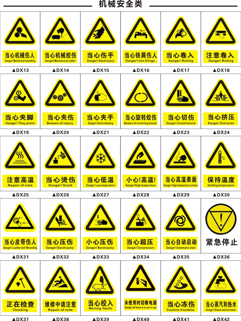 警示工厂车间仓库警告标示标志牌标语贴纸soulrelease当心触电pvc雪弗
