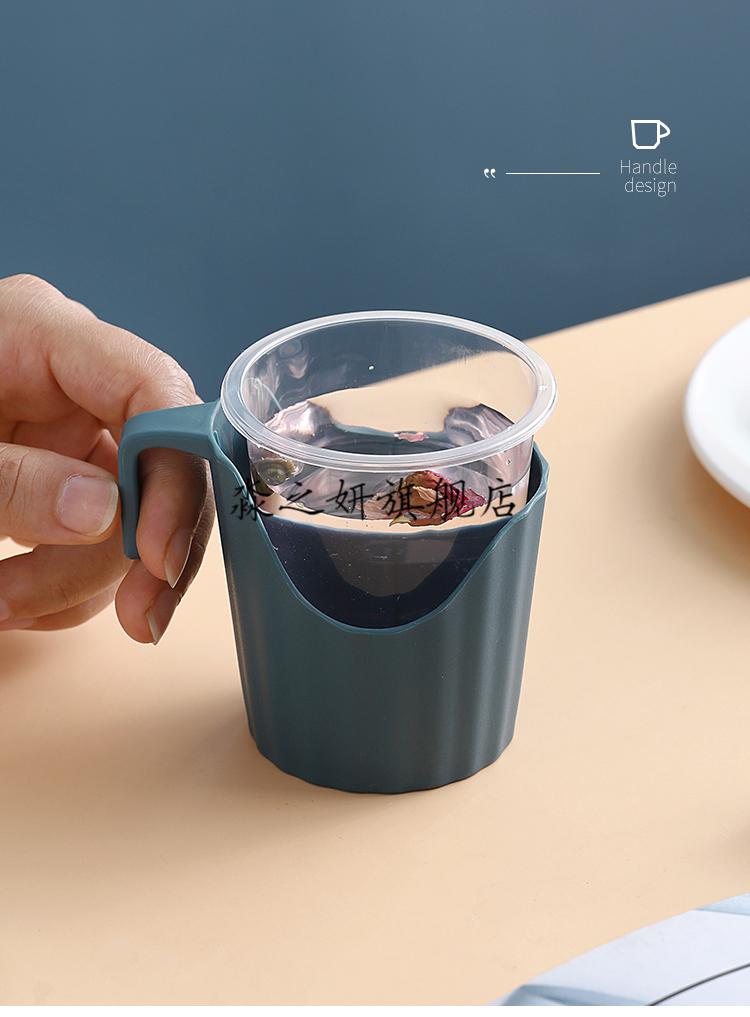 一次性水杯托塑料杯托一次性纸杯杯托办公加厚杯托防烫杯托杯架隔热杯