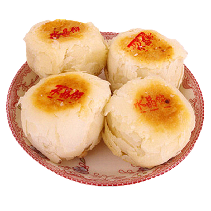 陕西特产西安德懋恭水晶饼500克正宗传统零食月饼酥皮糕点心礼盒