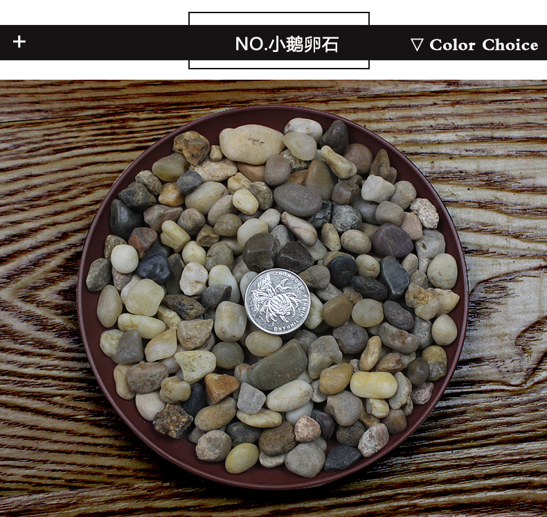 多肉植物花盆装饰白石子鹅卵石雨花石白色小石瓷腰果雨花石100g