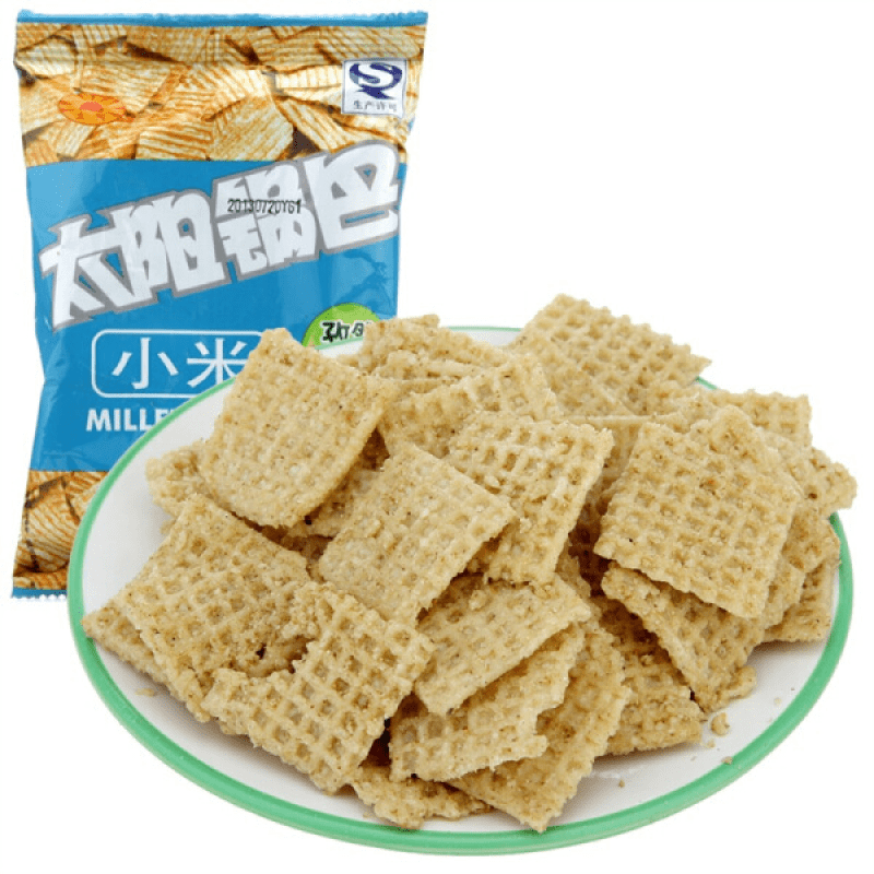 太阳牌小米锅巴四种口味50g豆香锅巴食锅巴陕西特产特产小米锅巴麻辣