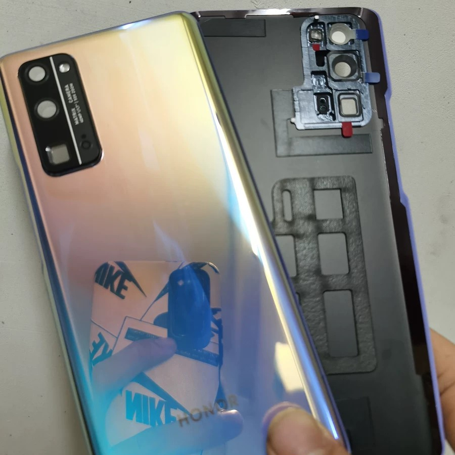 适用荣耀30手机后盖30pro玻璃后屏v30原厂后壳v30pro原装后盖30s背屏