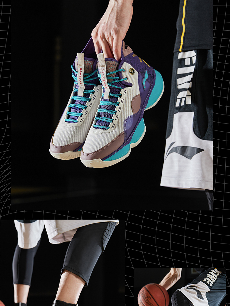 李宁篮球鞋男鞋韦德系列wowshadow2男士鞋子中帮运动鞋abpr005刚珍珠