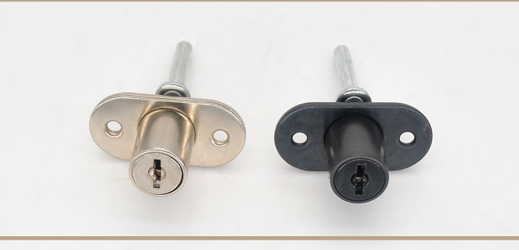 抽屉柜子柜门锁办公桌柜子锁抽屉锁文件柜正面锁头矮柜锁杆正三连锁