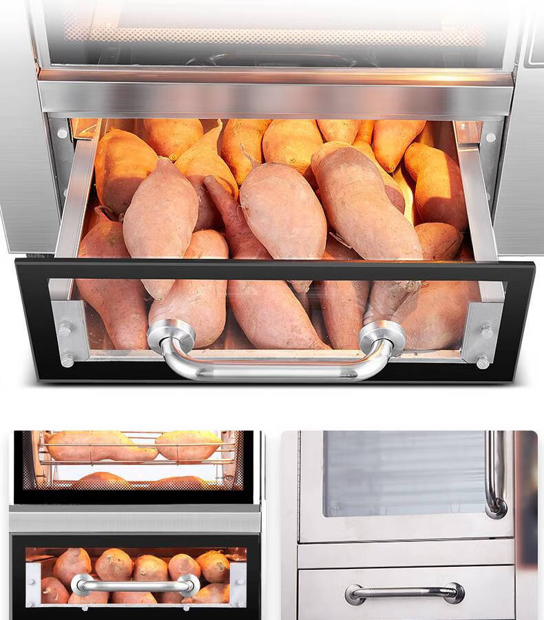 2022烤红薯的炉子 商用烤地瓜机器全自动电热街头烤箱台式炉子玉米