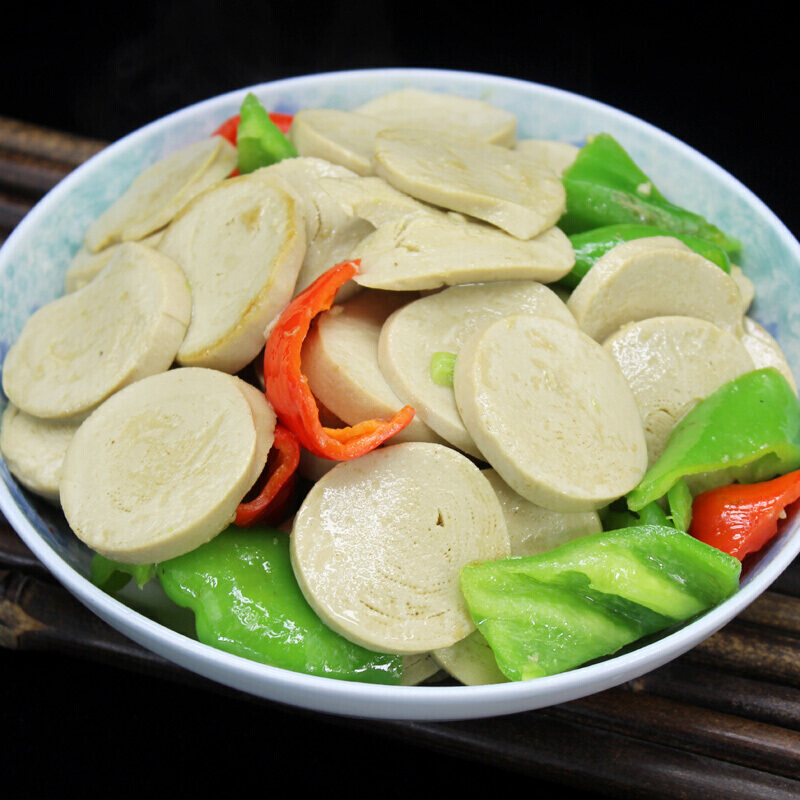 八公山素鸡素肠新鲜素鸡4根1200g豆制品