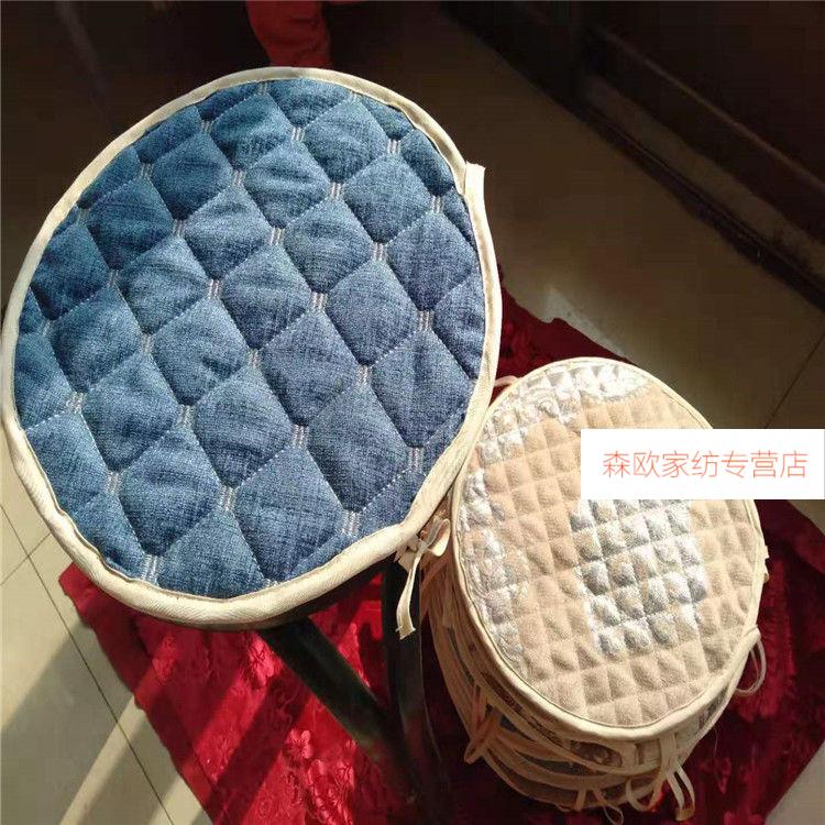 小圆凳子坐垫饭店椅子圆垫学生凳子垫圆形垫夹棉圆垫圆椅子垫三条腿