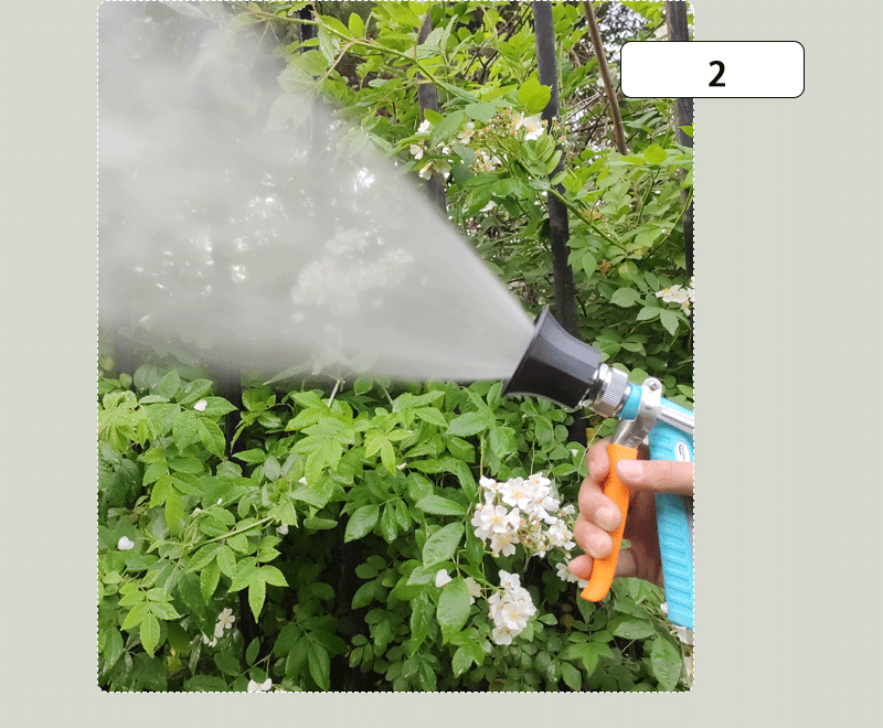 高压农用进口喷头喷雾器水枪打药机雾化陶瓷远程喷枪打农药枪神器2号