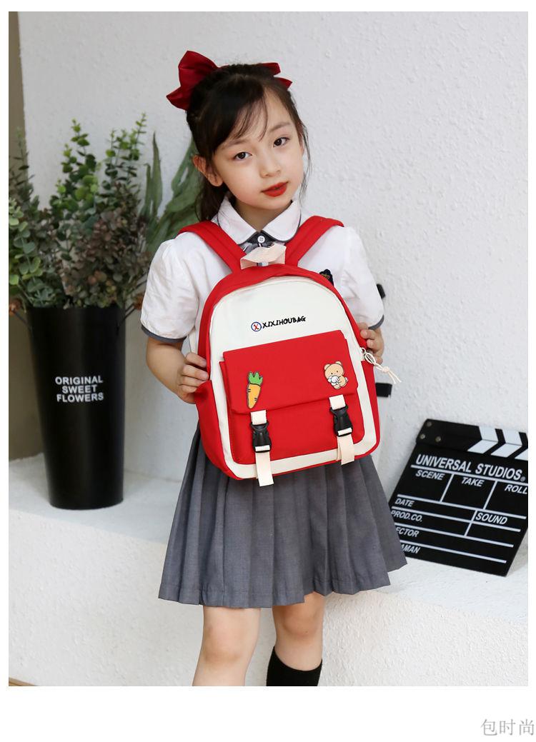 小学生书包女136年级儿童轻便包包女童小学生上学书包韩版防泼水双肩