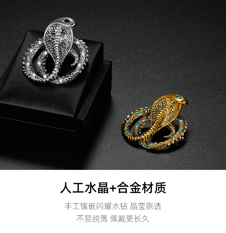 (银色)蛇胸针【图片 价格 品牌 报价】-京东
