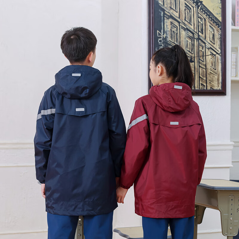 哥洛狄校服冲锋衣冬季三合一外套加绒加厚中小学生班服户外冲锋衣二