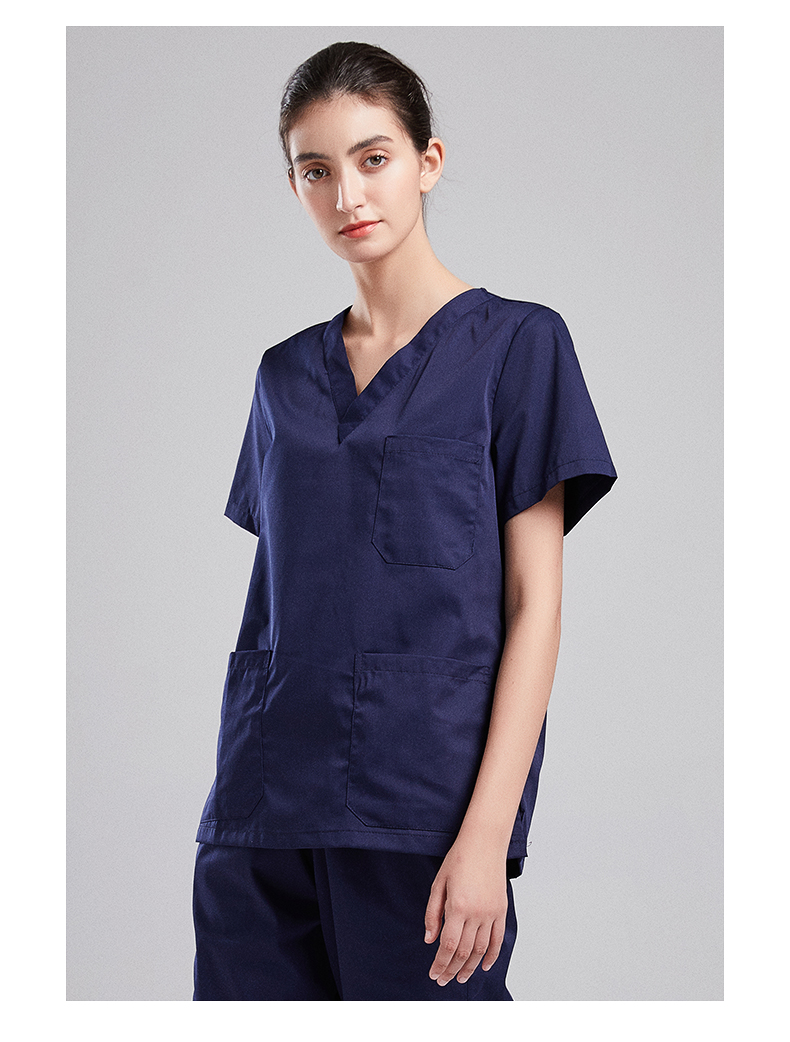 纯棉洗手衣男短袖套装医院医生手术室手术的衣服icu监护室值班服 女士