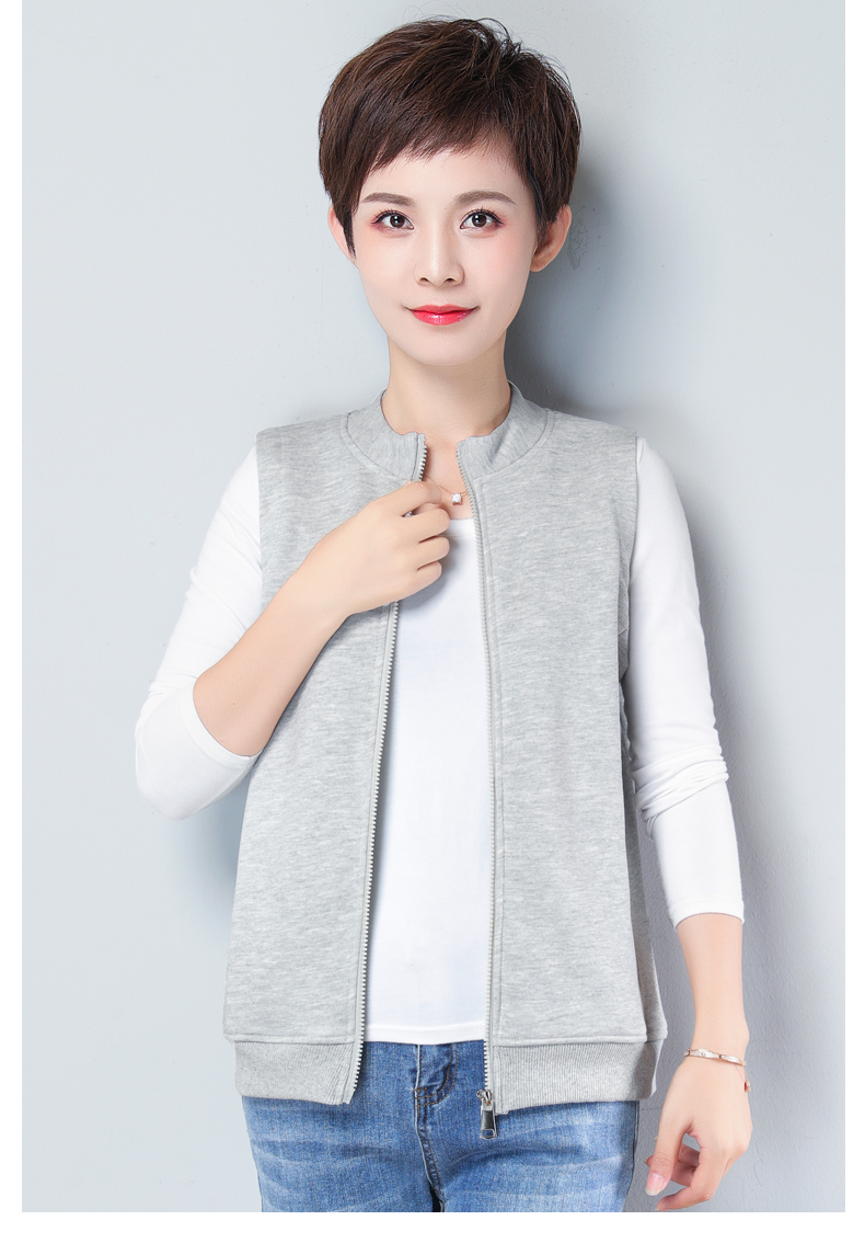 富贵鸟品牌春秋短款薄马甲女春装新款休闲修身显瘦马夹运动外穿背心