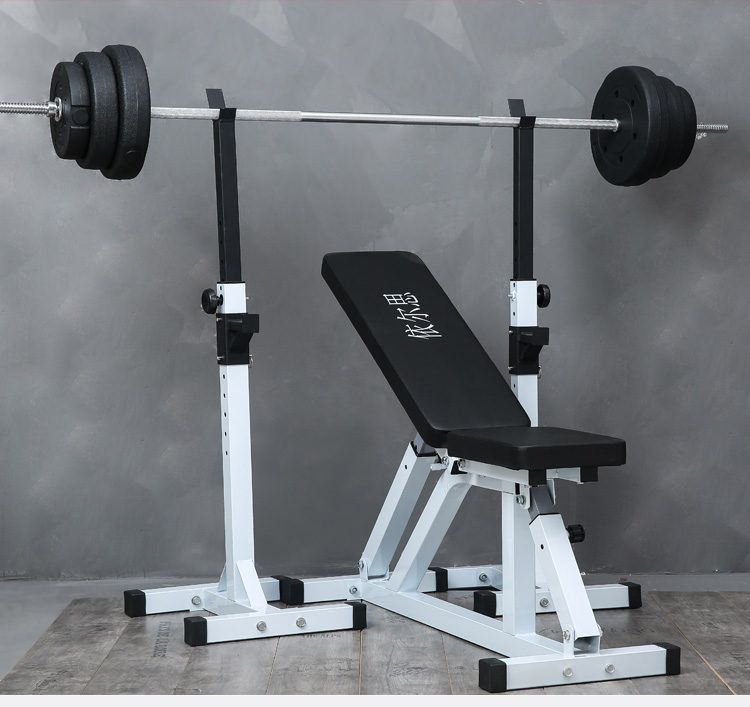 深蹲架杠铃架卧推架深蹲器材健身器材多功能杠铃套装家用深蹲支架