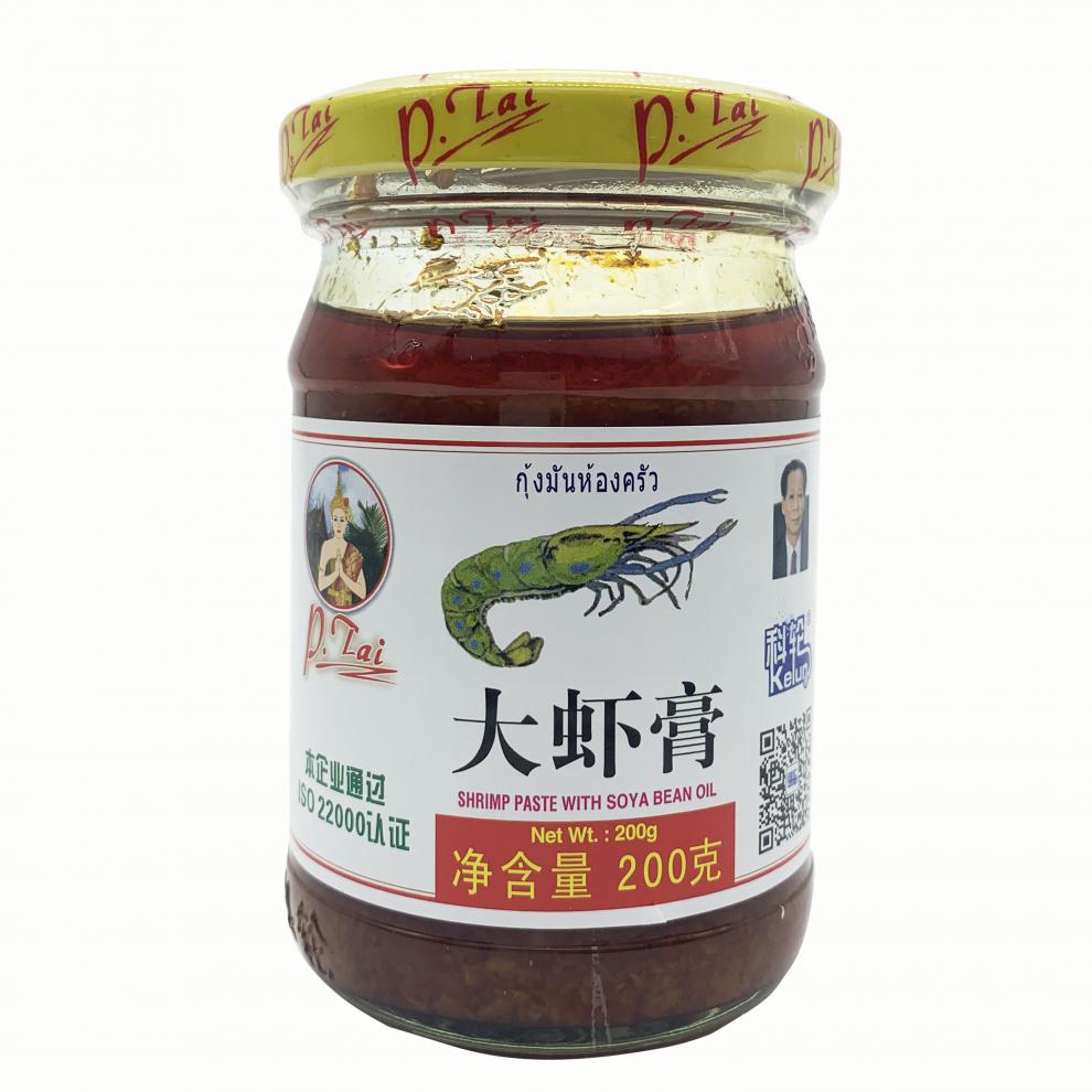 科轮潘泰优品生活牌大虾膏 潘泰虾头油 大虾膏 泰式虾酱 200g. 200g.