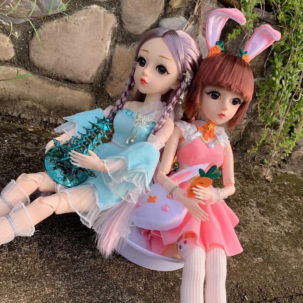 朱竹清娃娃 斗罗大陆五年后小兔舞荣荣女孩玩具生日礼物玩偶 小朱竹清