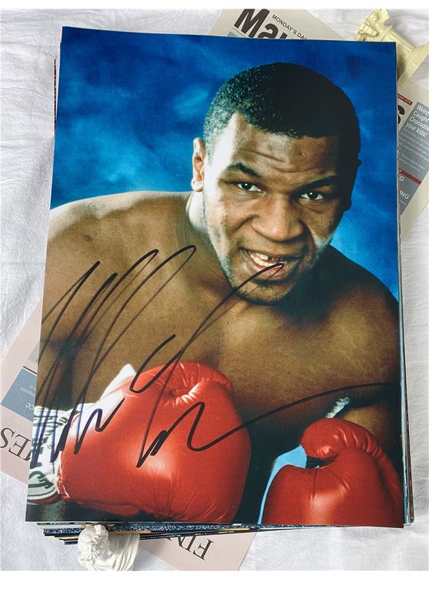 健身海报拳王迈克泰森海报拳击格斗搏击散打装饰挂画励志健身运动墙贴