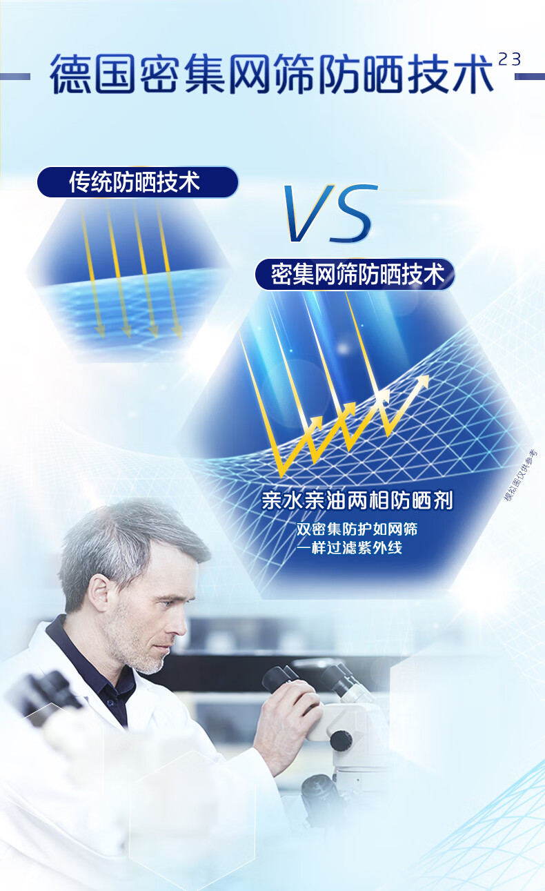 妮维雅（NIVEA）防晒霜露男女士护肤化妆品清爽轻透户外隔离紫外线SPF50 户外军训 清透防晒露75ml PA++++