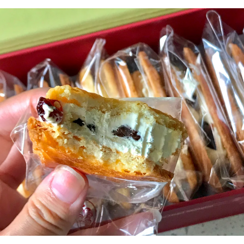 上海花园饭店白脱饼干葡萄干夹心伴手礼 人气花园饭酒店饼干 10片简装