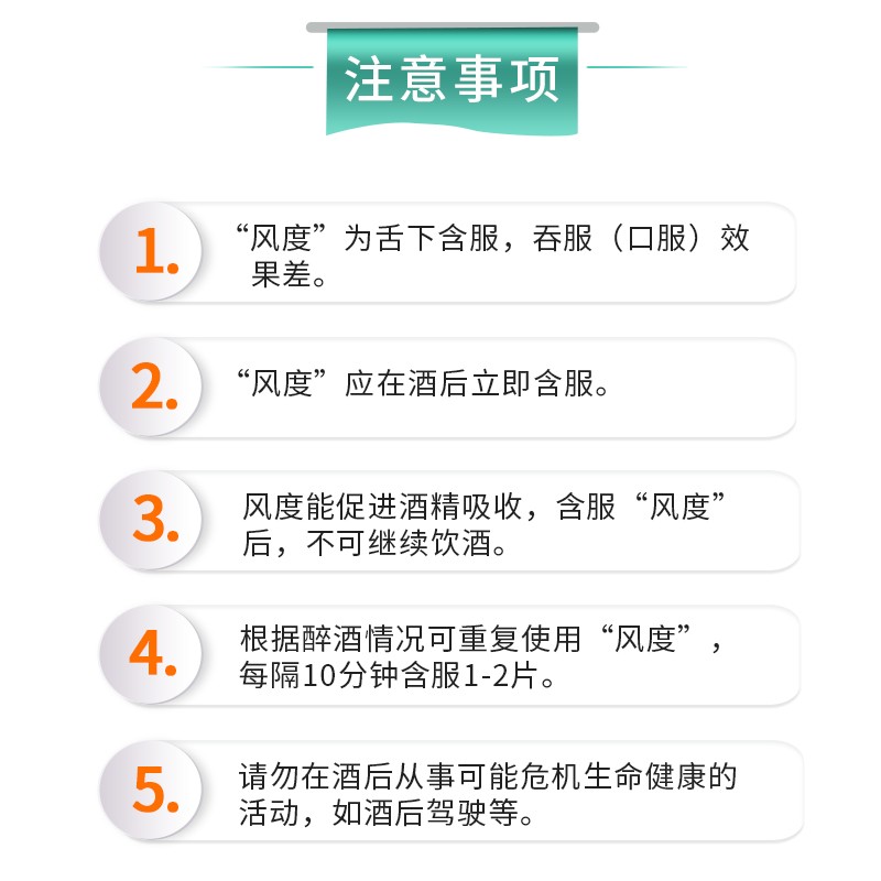 华素制药风度盐酸纳洛酮舌下片04mg2片盒解酒神器1盒装