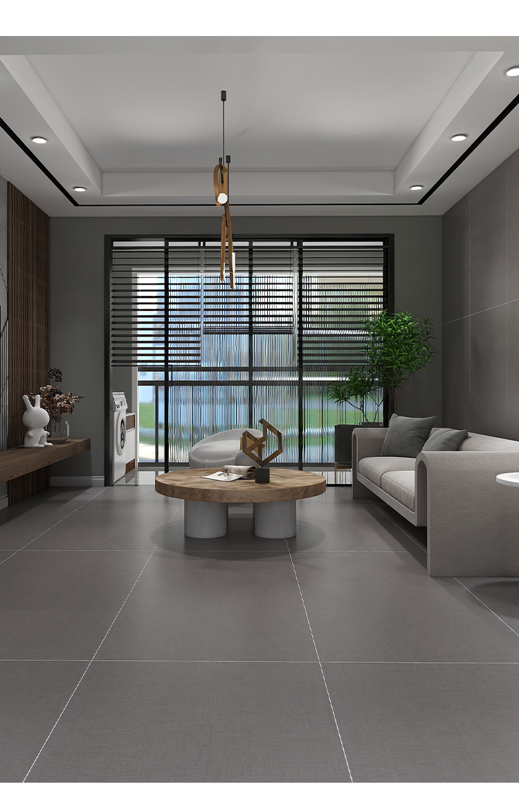 高端岩板瓷砖750x1500客厅防滑地砖灰色地板砖背景墙大板砖墙面砖